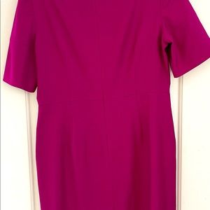 JCrew fuschia suiting dress